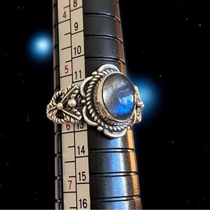 Ornate Labradorite Ring, 5.75